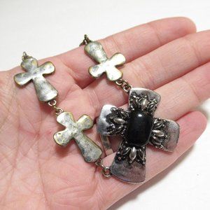 Multi Crosses Necklace